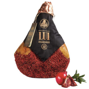 PROSCIUTTO DI NORCIA IGP 'LUI' PEPE ROSA E FAZZOLETTO NERO LUI KG.11 PESO VARIABILE