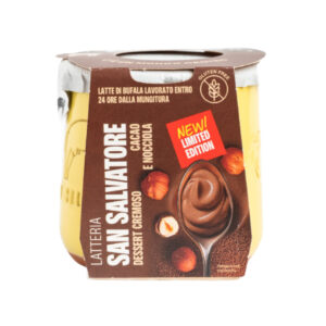 CREMOSO DI LATTE DI BUFALA CACAO E NOCCIOLA G.120