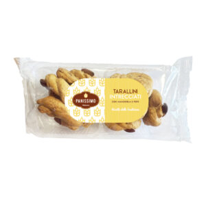 TARALLINI INTRECCIATI PEPE E MANDORLE G.140