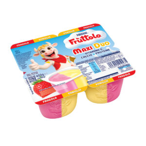 FRUTTOLO MAXI DUO FRAGOLA E VANIGLIA G.100X4