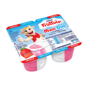 FRUTTOLO MAXI DUO FRAGOLA E FIOR DI LATTE G.100X4