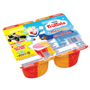 FRUTTOLO MAXI DUO FRAGOLA E PESCA G.100X4