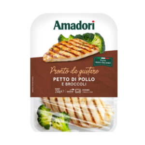PETTO DI POLLO CON BROCCOLI G.250 SOTTO VUOTO