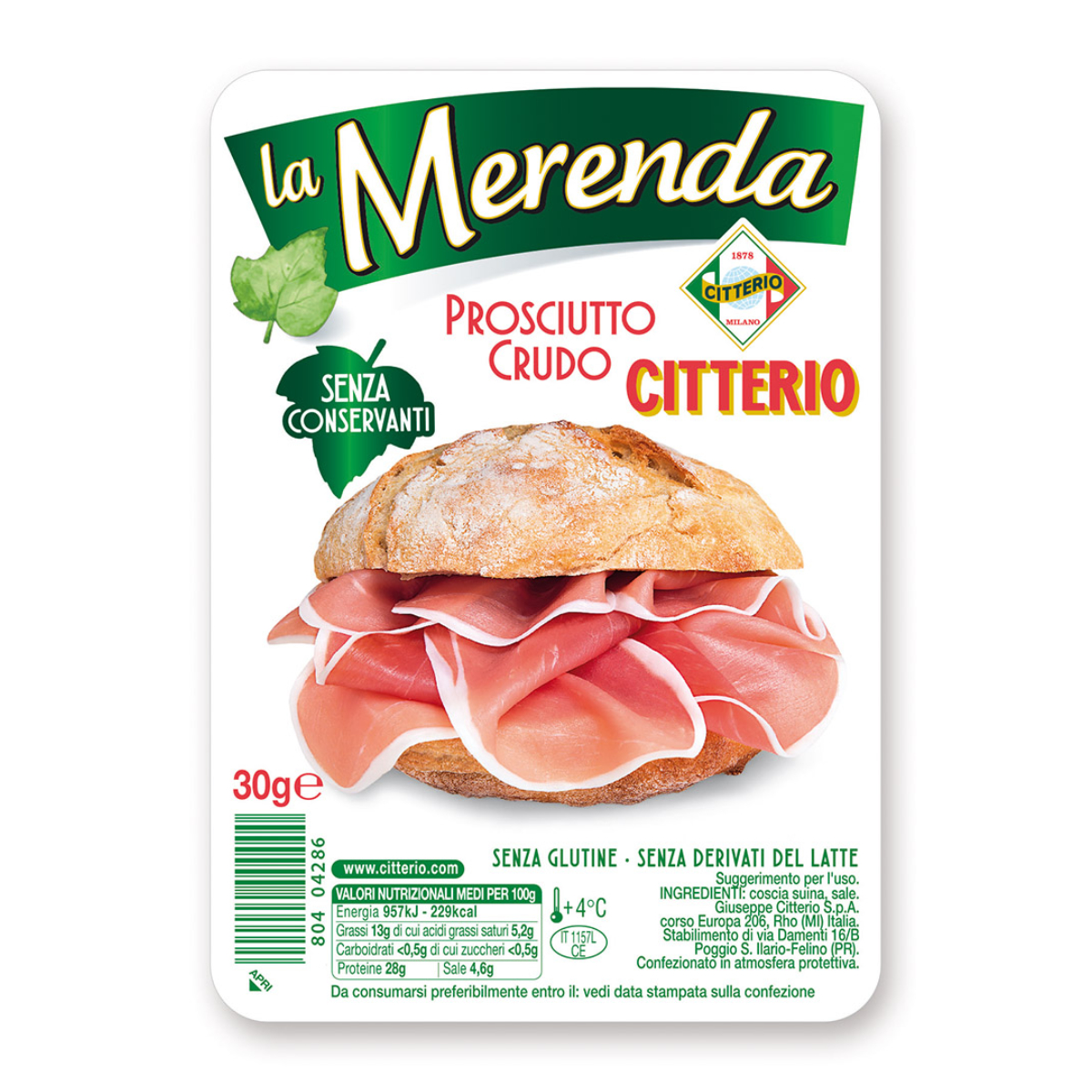 MERENDA PROSCIUTTO CRUDO GR.30