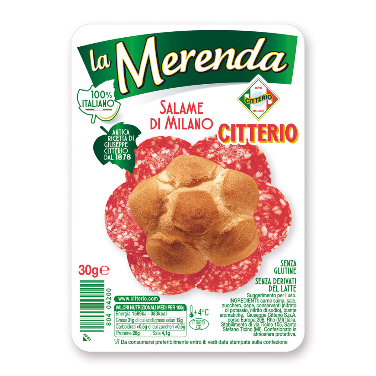 MERENDA SALAME MILANO GR.30