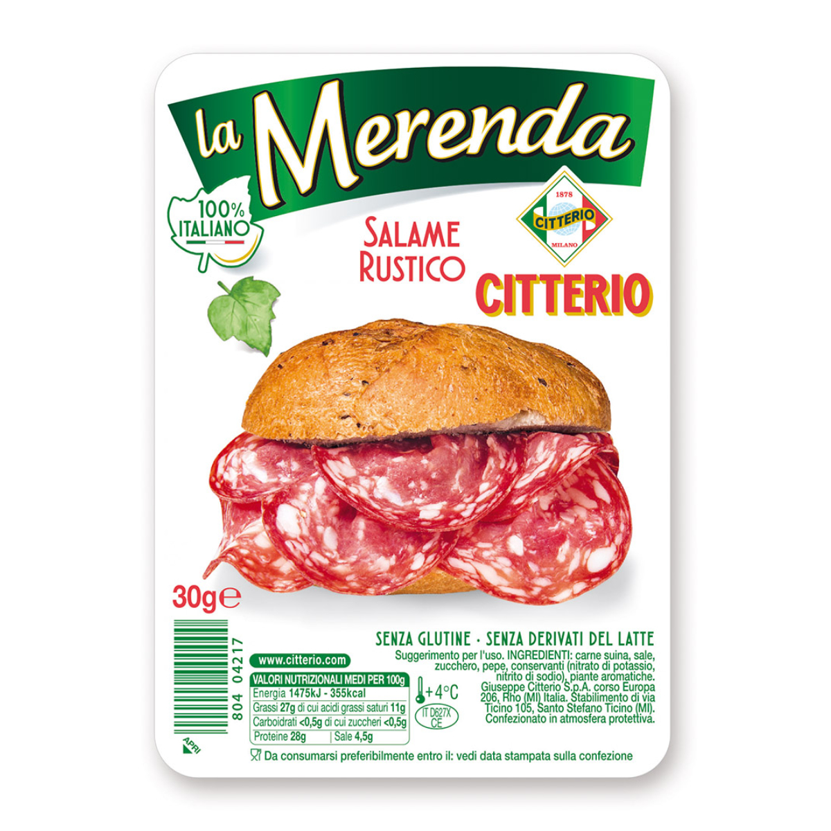 MERENDA SALAME RUSTICO GR.3 0
