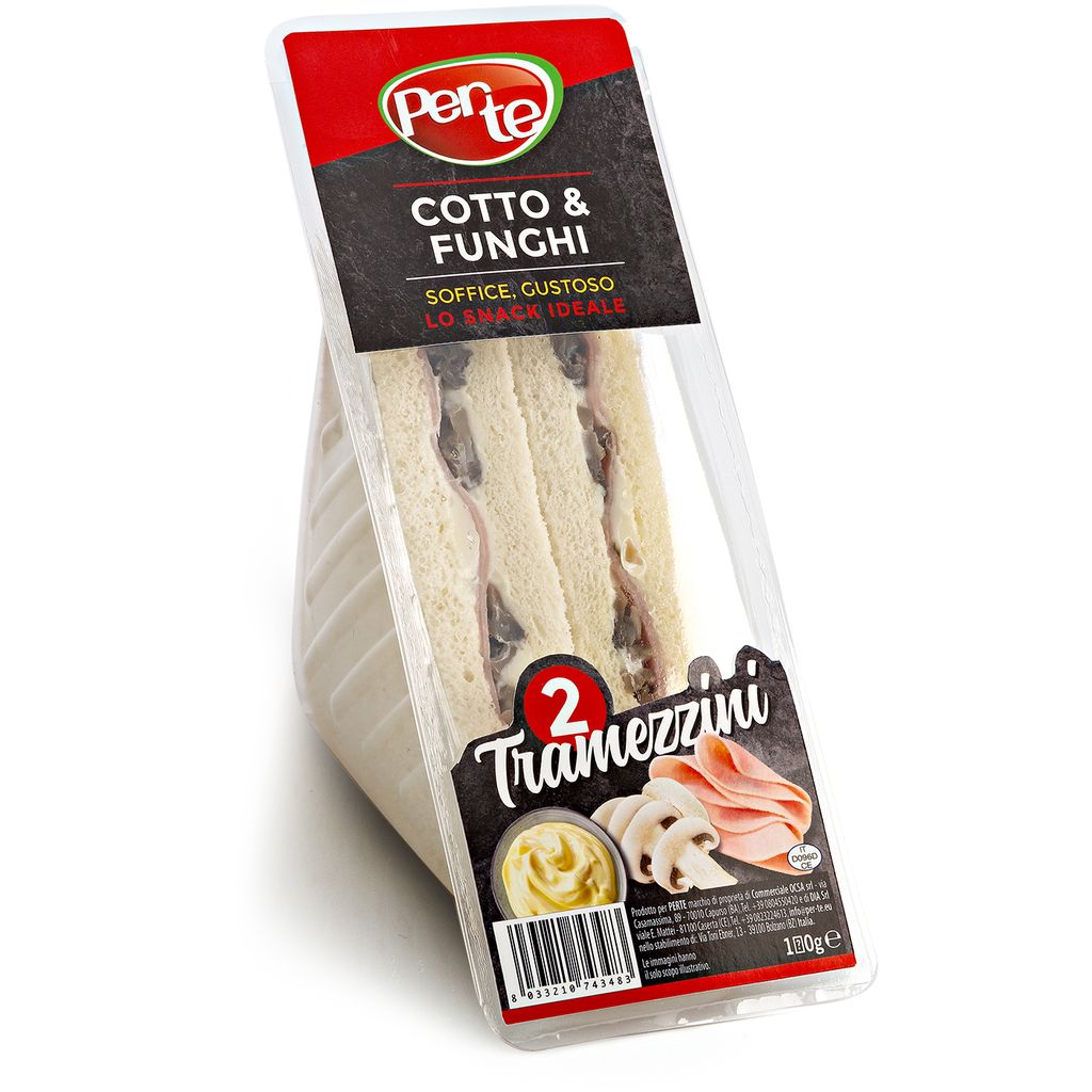 TRAMEZZINO PROSCIUTTO COTTO E FUNGHI G.130