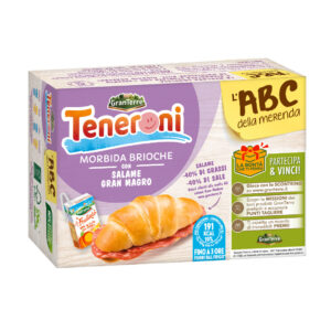 LA MERENDA TENERONI BRIOCHE E SALAME MAGRO G.170