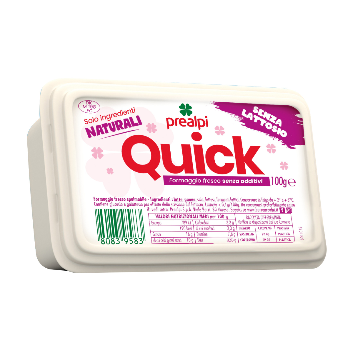 QUICK SENZA LATTOSIO G.100