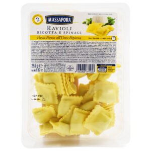 RAVIOLI RICOTTA E SPINACI G.250