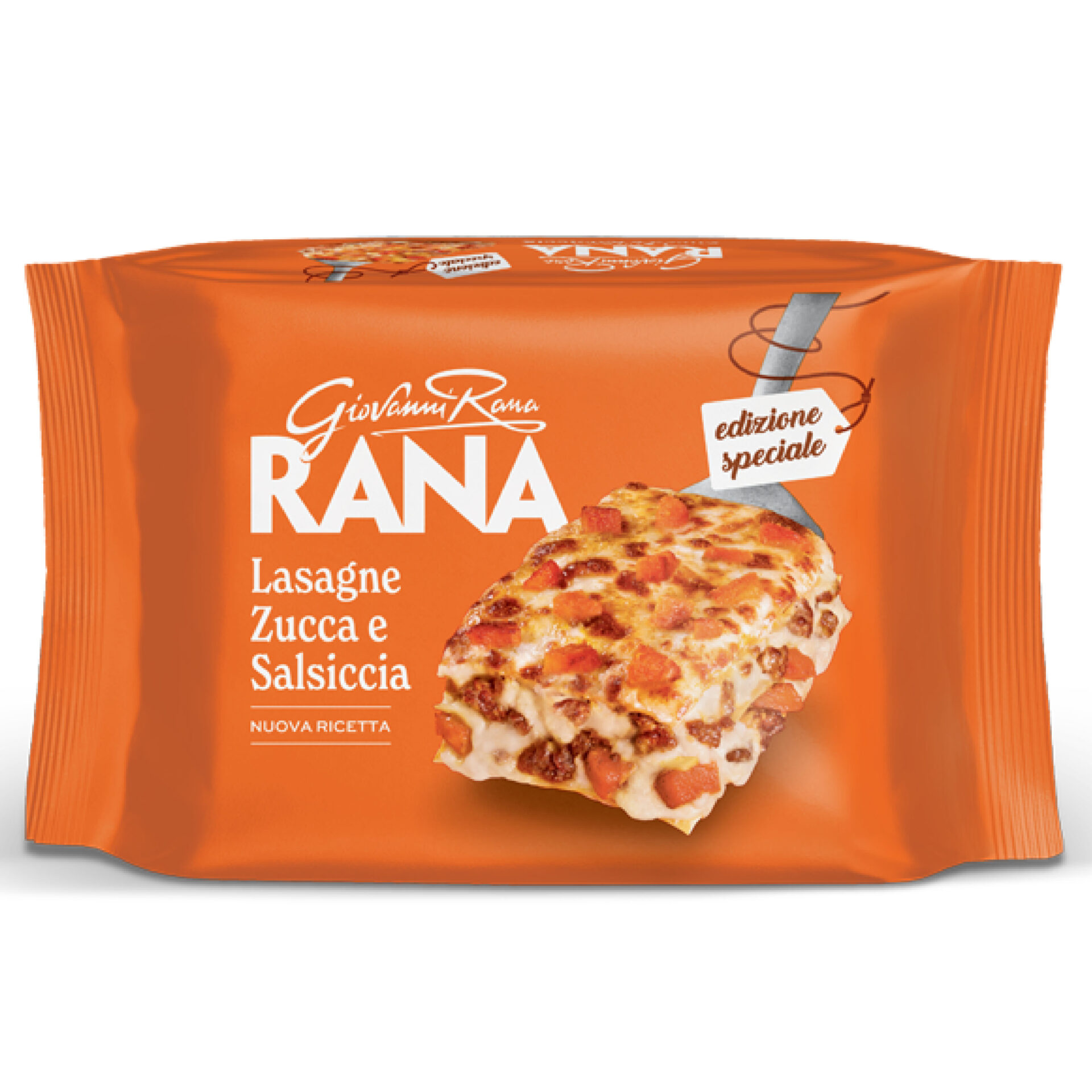 P/P LASAGNE ZUCCA E SALSICCIA G.350