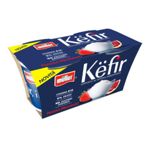 KEFIR 0% FRAGOLA E MELOGRANO G.125X2