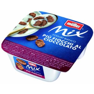 MIX BIANCO CON FIOCCHI AL CIOCCOLATO G.150