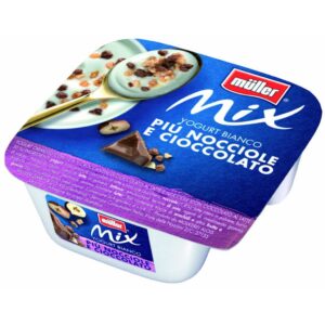 MIX BIANCO CON NOCCIOLE E CIOCCOLATO G.150
