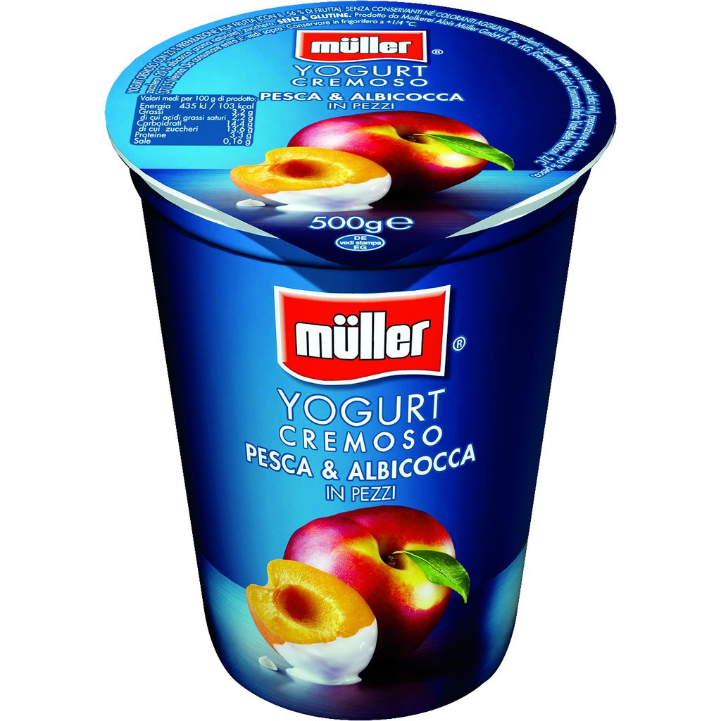 YOGURT ALBICOCCA E PESCA G.500