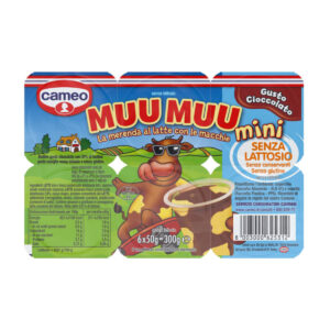 MUU MUU MINI CIOCCOLATO SENZA LATTOSIO G.50X6