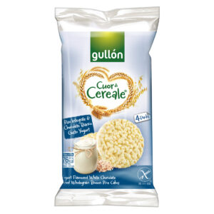 CUORuDI CEREALE SENZA GLUTINE GALLETTE DI RISO INTEGRALE CIOCCOLATO BIANCO E YOGURT