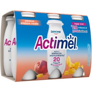 ACTIMEL PESCA E PAPPA REALE G.100X6