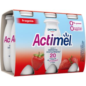 ACTIMEL 0,1% FRAGOLA G.100X6