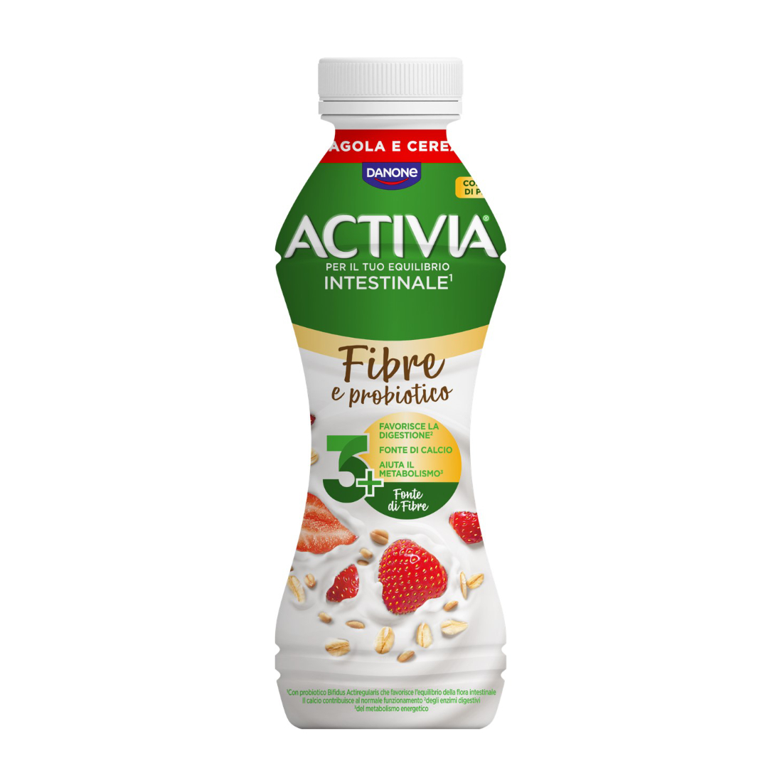 ACTIVIA DRINK FIBRE FRAGOLA-CEREALI G.270