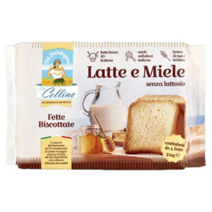 FETTE BISCOTTATE LATTE E MIELE SENZA LATTOSIO G.324