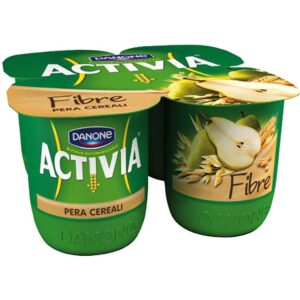 ACTIVIA FIBRE PERA E CEREALI G.125X4