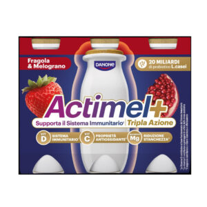 ACTIMEL FRAGOLA-MELOGRANO 100X6