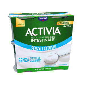 ACTIVIA BIANCO SENZA LATTOSIO G.115X4