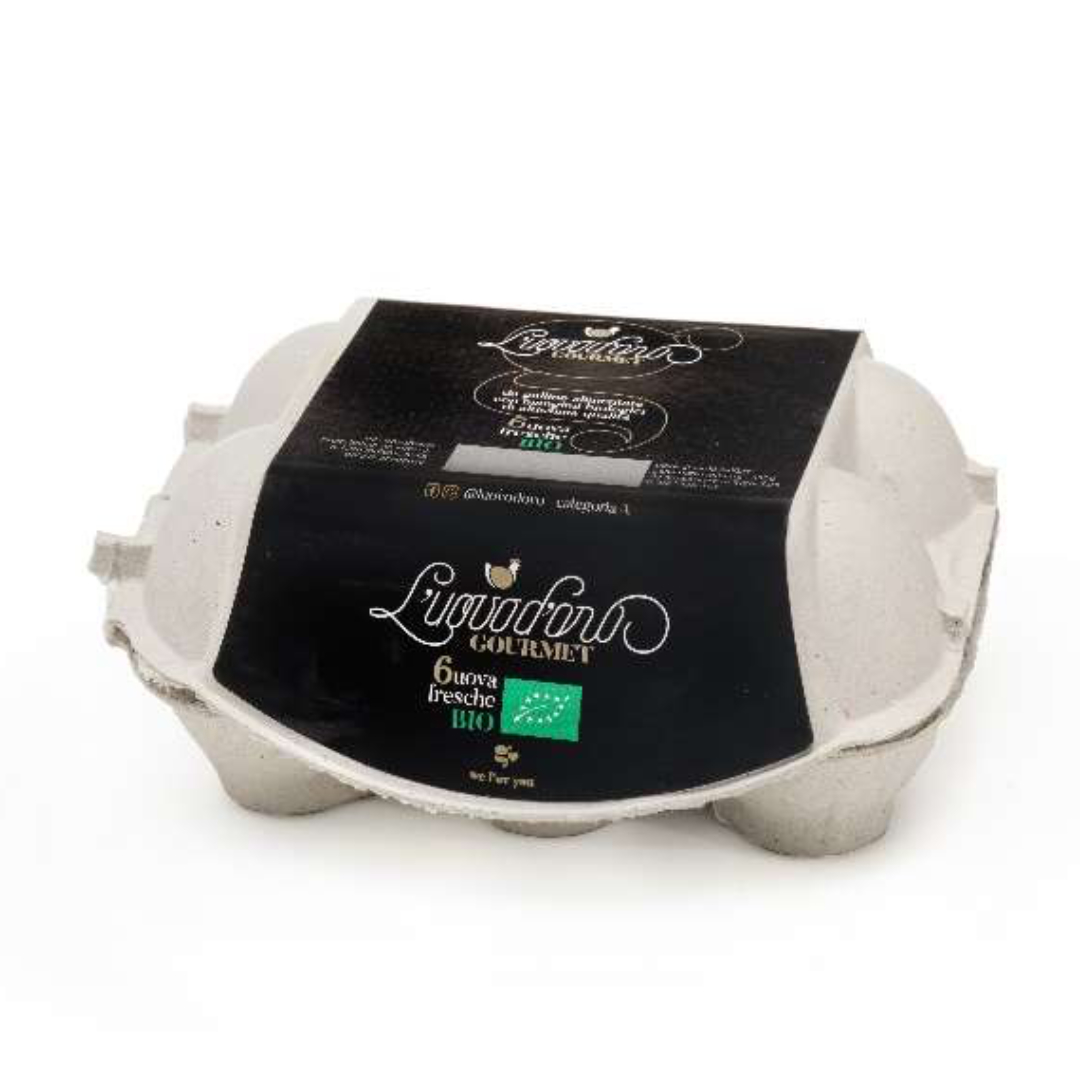 UOVA FRESCHE BIOLOGICHE X/LX6 POLPA CARTA