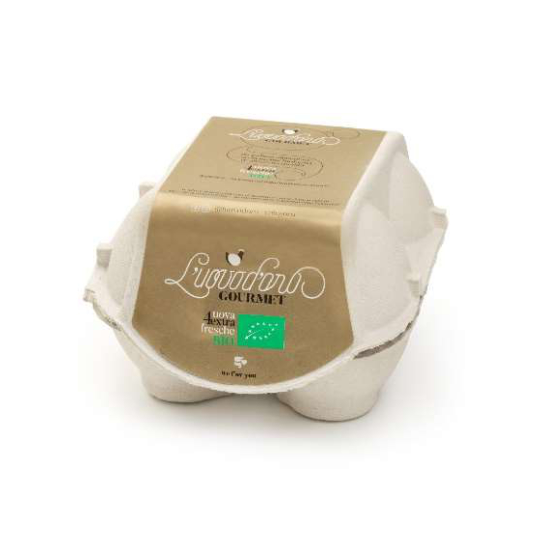 UOVA EXTRA FRESCHE BIOLOGICHE M/LX4 POLPA CARTA