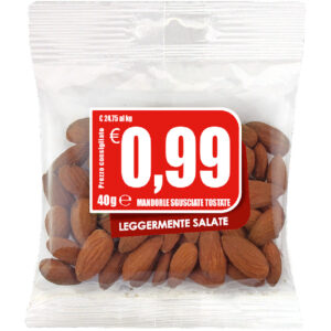 MANDORLE SGUSCIATE TOSTATE LEGGERMENTE SALATE G.40