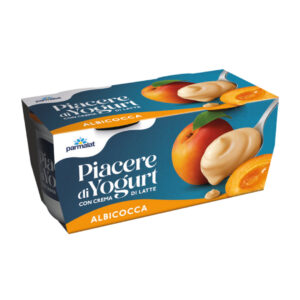 PARMALAT PIACERE YOGURT ALBICOCCA G.125X2