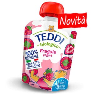 TEDDY YOGURT BIO FRAGOLA POUCH G.85