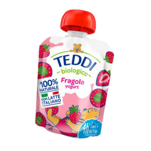 TEDDY YOGURT BIO FRAGOLA POUCH G.85