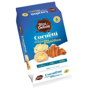 CROISSANT CON FARCITURA CREMA PASTICCERA G.300