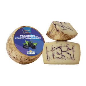 PECORINO CON CONFETTURA DI MORE SOTTO VUOTO PESO  VARIABILE  KG.2,5