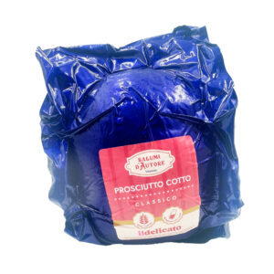 PROSCIUTTO COTTO KG.9 SOTTO VUOTO PESO VARIABILE - KIT OGNI 2 PZ.IN OMAGGIO 12 PZ.M'ASSAPORA PESTO S/AGLIO G.90