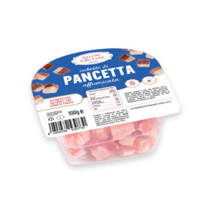 CUBETTI DI PANCETTA AFFUMICATA G.100