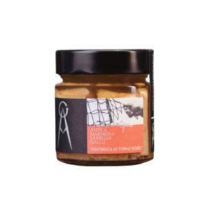 VENTRESCA TONNO ROSSO OLIO DI OLIVA G.220 VASO VETRO