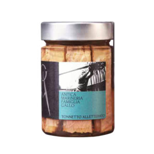 FILETTO TONNO ALLETTERATO OLIO DI OLIVA G.310 VASO VETRO