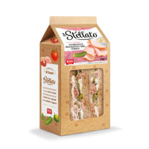 STELLATO TRAMEZZINO TACCHINO ARROSTO/CREMA VELLUTATA AL TONNO/CETRIOLINI G.150