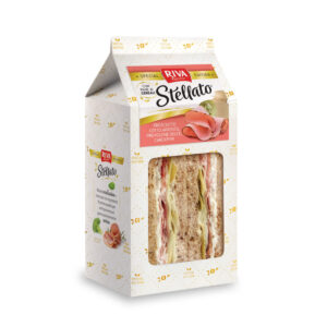 STELLATO TRAMEZZINO PROSCIUTTO COTTO ARROSTO/PROVOLONE DOLCE/CARCCIOFI/MAIONESE G.170